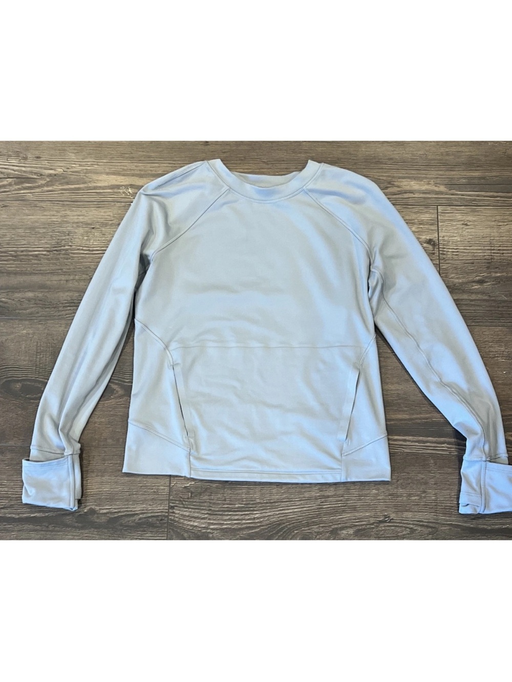 Lululemon It's Rulu Run Fleece Long Sleeve Classic Crew Gray Women Size 4